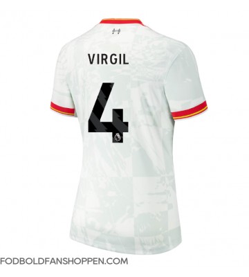 Liverpool Virgil van Dijk #4 Tredjetrøje Dame 2024-25 Kortærmet